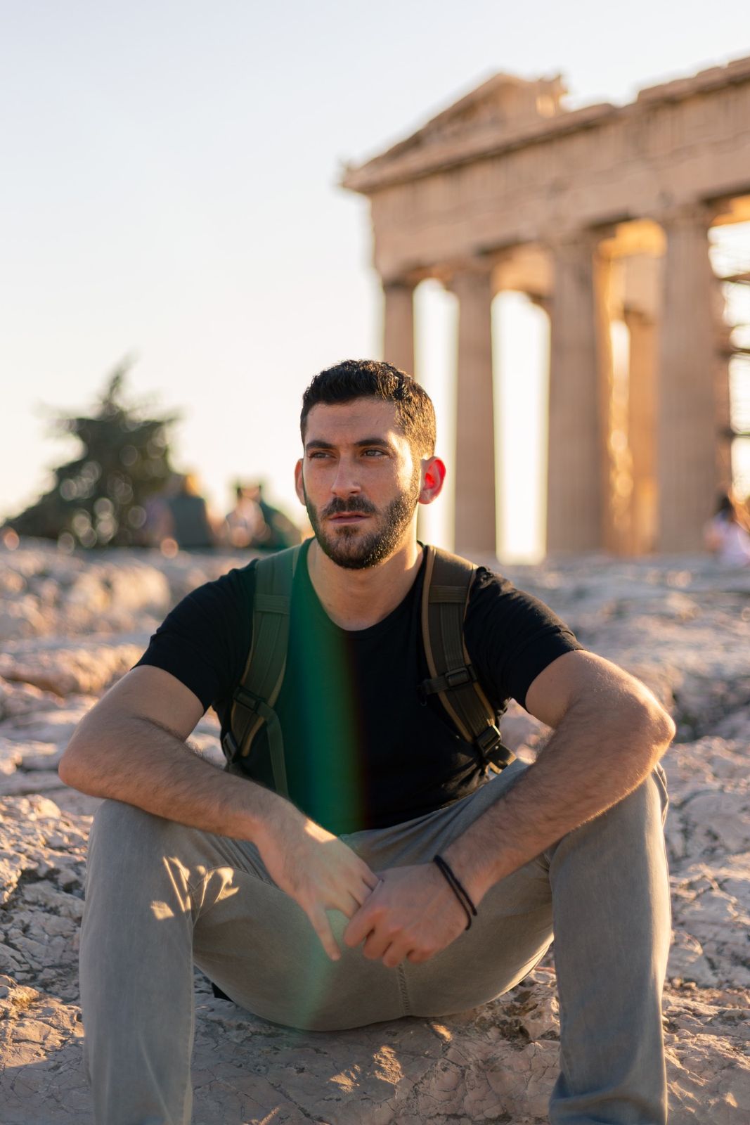 Portrait of John Xenos, wedding photographer, in Athens